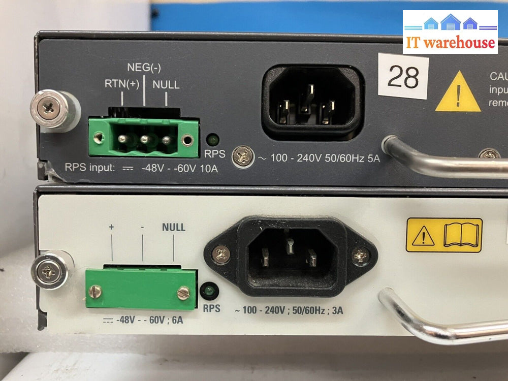 2X 3Com Switch 5500G-Ei 24 Port 3Cr17254-91 Superstack 4 W/Mount Ears ~