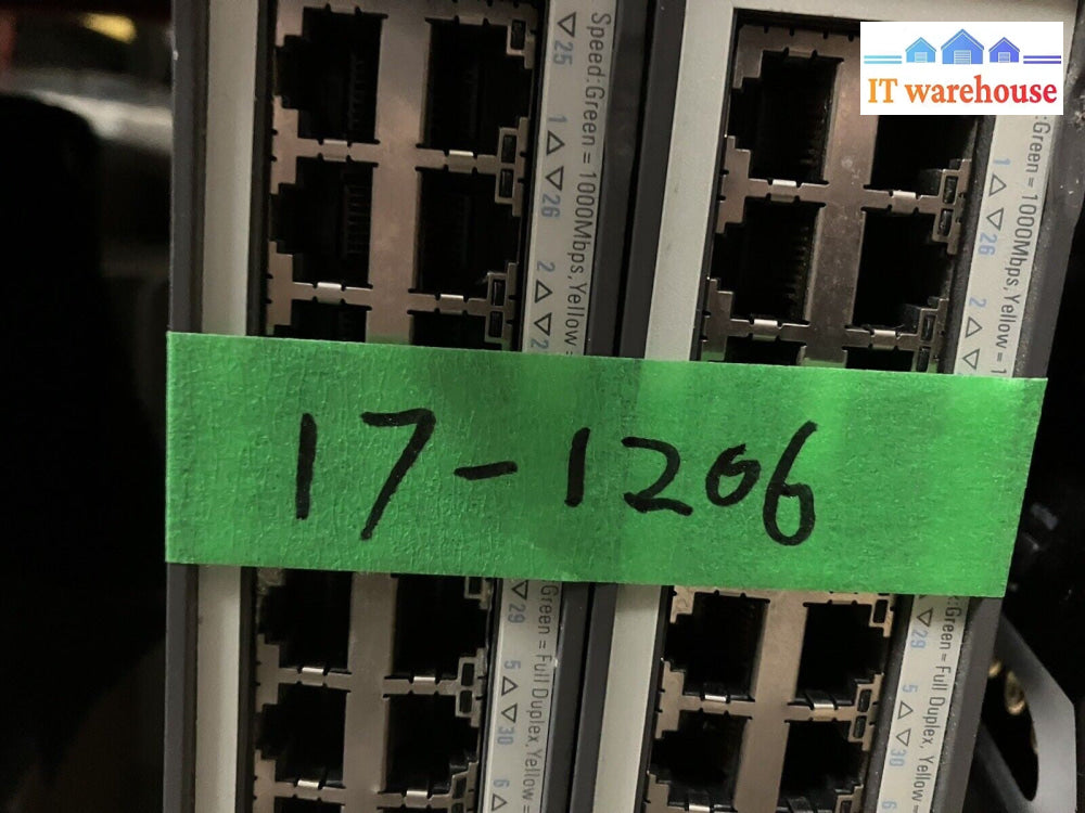 2x   3Com Switch 5500G-EI 24 Port 3CR17254-91 SuperStack 4 Switch w/mount ears ~