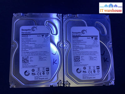 2x 3TB Seagate Barracuda 7.2K 3.5'' SATA HD ST3000DM001  (1000 days lifetime )