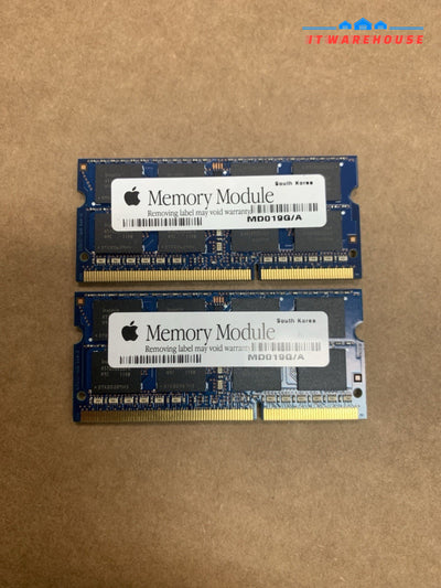 2x 4GB Apple Original DDR3L 1600 PC3L-12800S 2Rx8 Mac Memory RAM MacBook / iMac