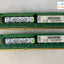 (2x 4GB) SAMSUNG DDR3-1600 RDIMM PC3-12800R 1Rx4 ECC Server Memory M393B5273DH0~