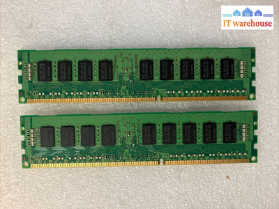 (2x 4GB) SAMSUNG DDR3-1600 RDIMM PC3-12800R 1Rx4 ECC Server Memory M393B5273DH0~