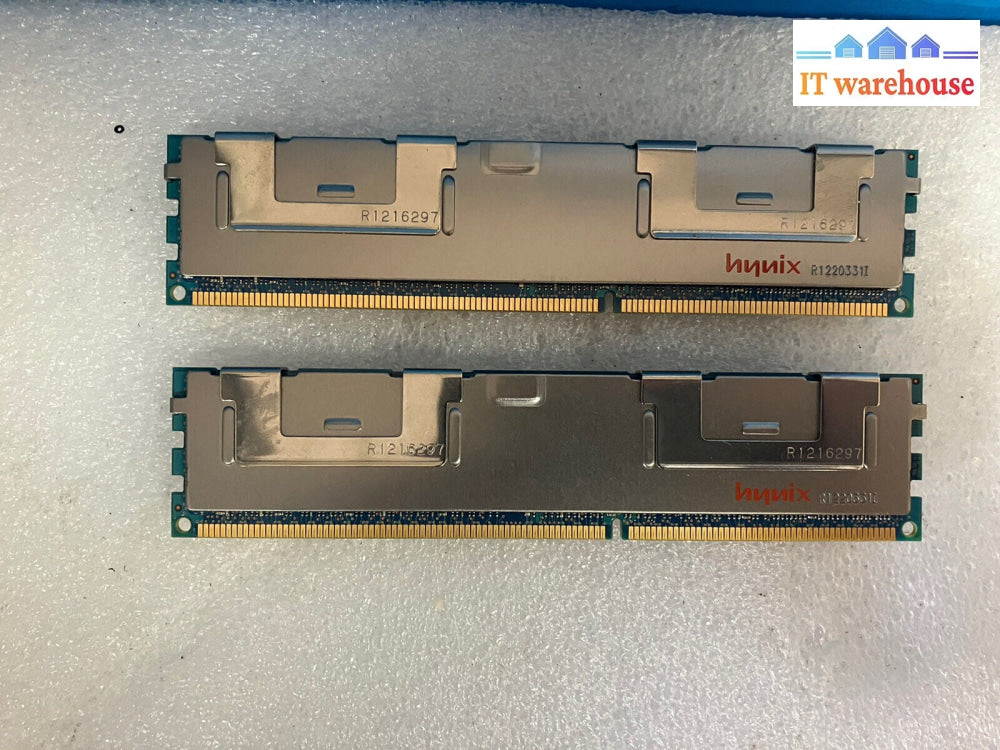 ~ (2x 8GB) Hynix 8GB DDR3 RAM PC3-10600R 1333Mhz HMT31GR7CFR4C-H9 Server RAM