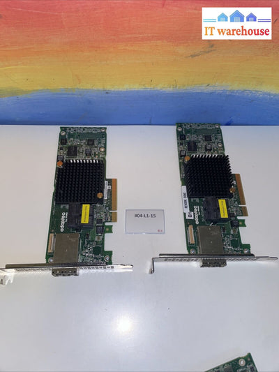 2X Adaptec Series Sas Pci-E Controller Card Pca-00344