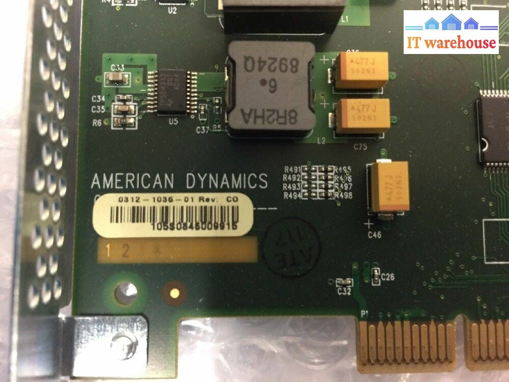 - 2x  AMERICAN DYNAMICS CONTROLLER CARD 1712-1036-01 REV B0 / 0312-1036-01  