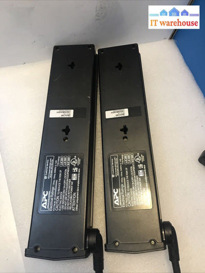 (2x) APC Home/Office SurgeArrest 8 Outlet Tel2/splitter 120V surge Suppressor