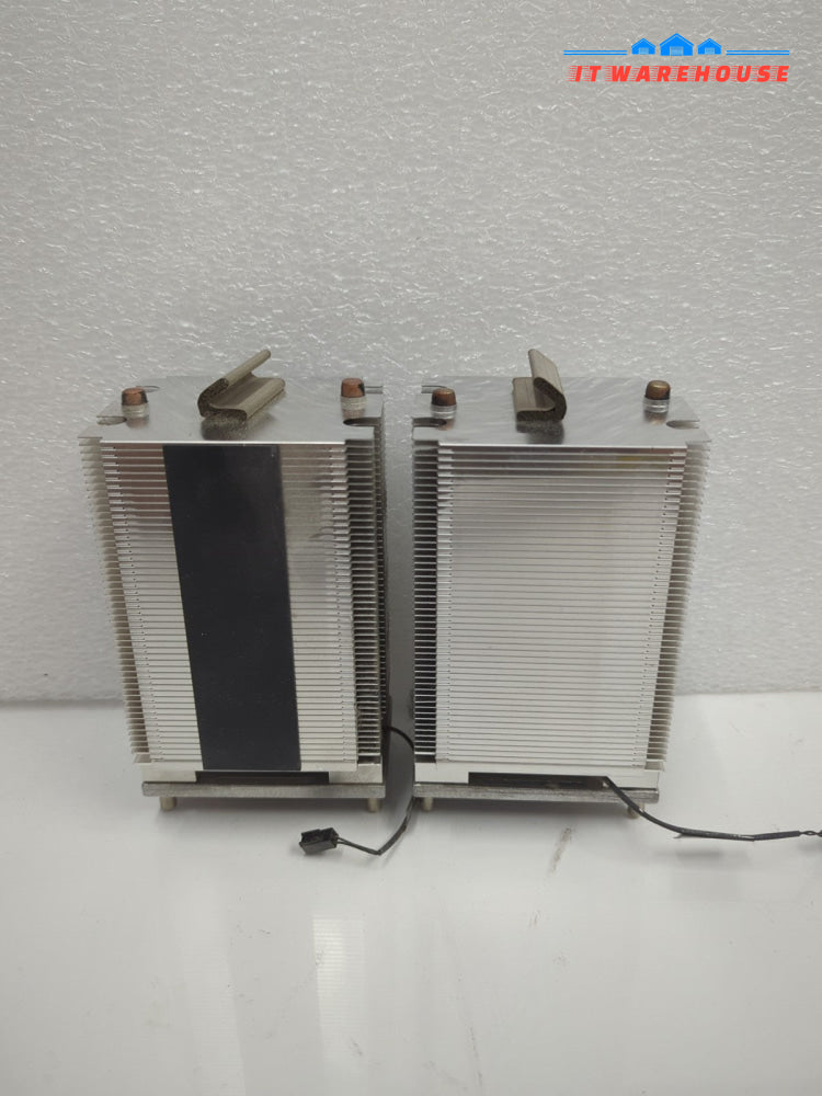 2x Apple Mac Pro A1186 CPU Heatsink & Sensor Cable 593-0323 -