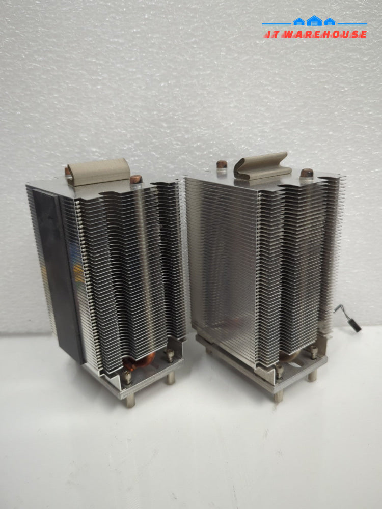 2x Apple Mac Pro A1186 CPU Heatsink & Sensor Cable 593-0323 -