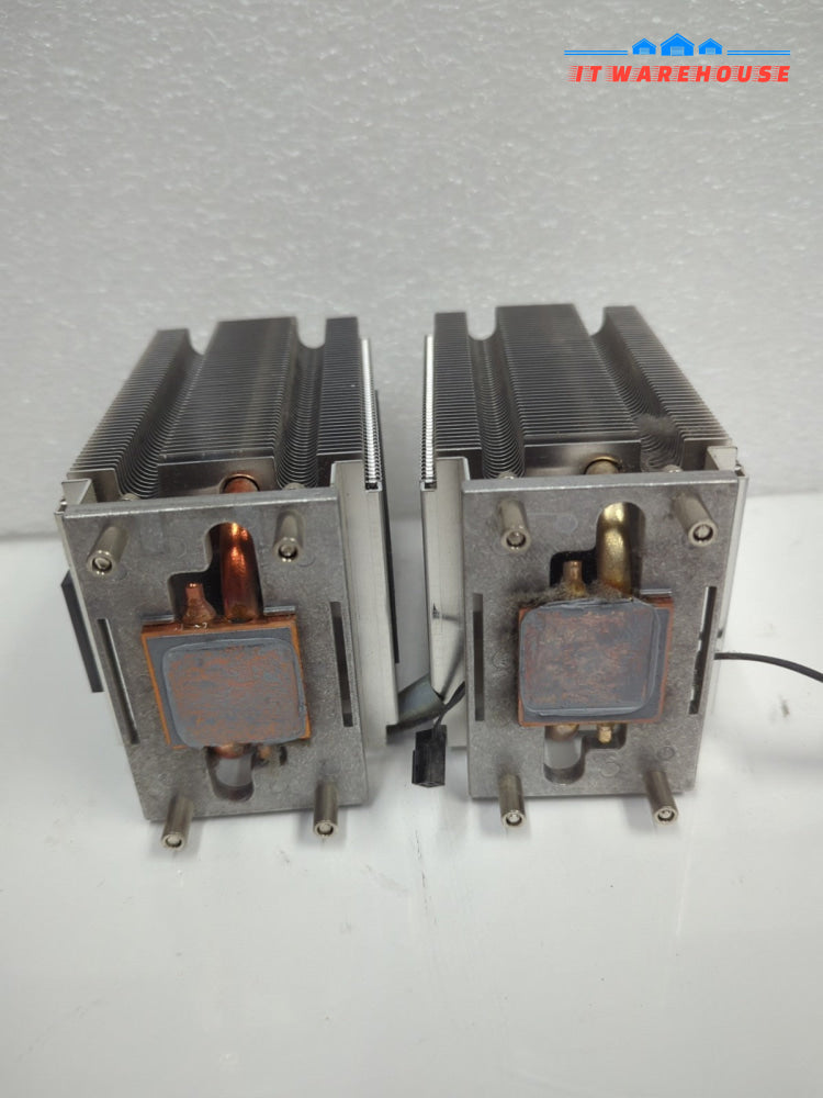 2x Apple Mac Pro A1186 CPU Heatsink & Sensor Cable 593-0323 -