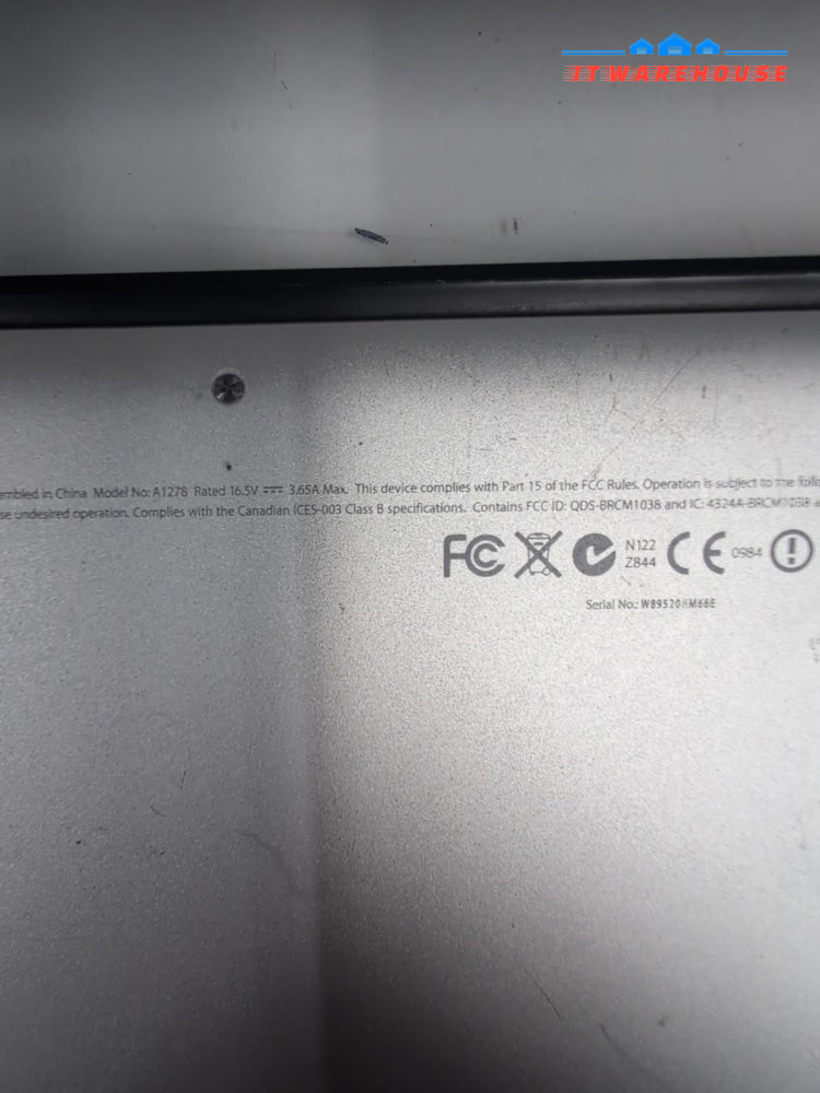 2x Apple MacBook Pro 13" A1278 (2009/2010) C2D P8600/P8700 (NO AC, AS IS) -