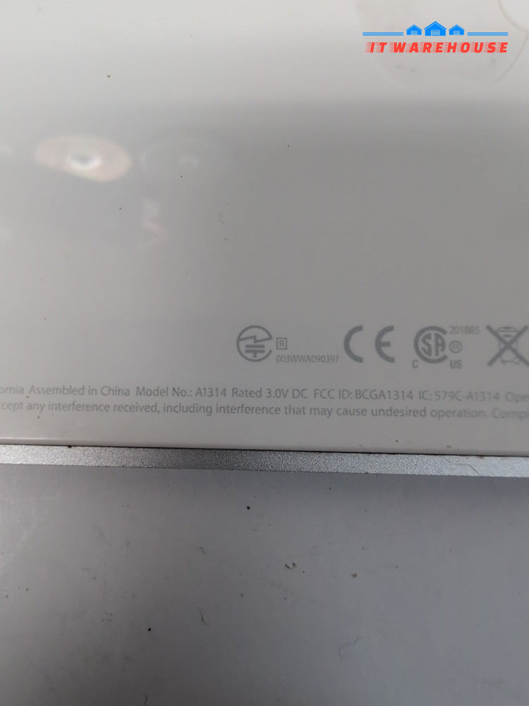 2x Apple Model A1314  Wireless Silver Mini Keyboards With Box Tested -