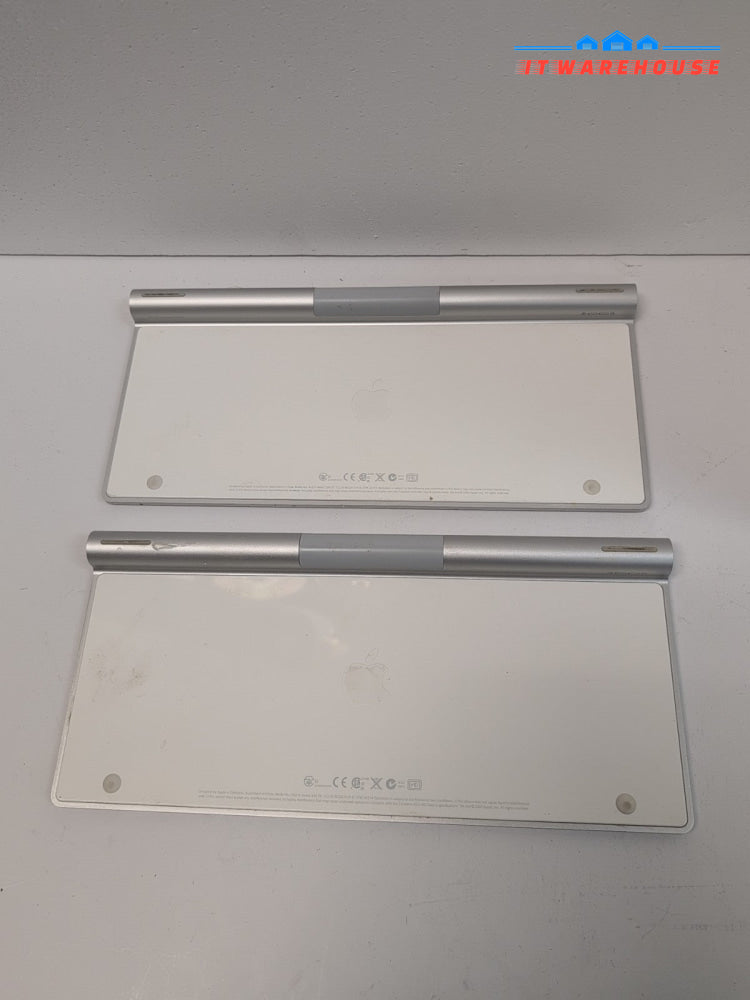 2x Apple Model A1314  Wireless Silver Mini Keyboards With Box Tested -