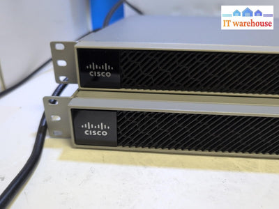 2x Cisco ASA-5515-X Adaptive Security Appliance Firewall ASA5515 (No HDD) -