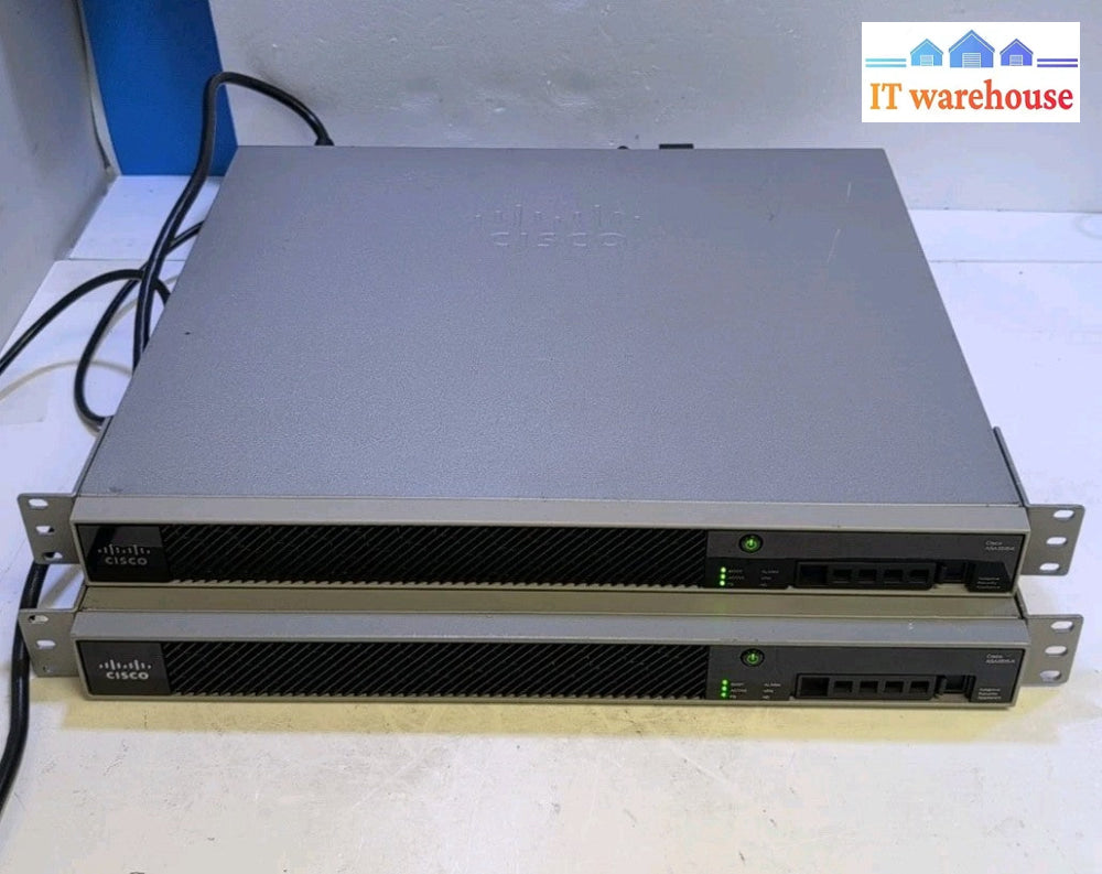 2x Cisco ASA-5515-X Adaptive Security Appliance Firewall ASA5515 (No HDD) -