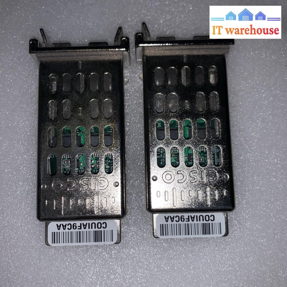 (2x) Cisco CVR-X2-SFP-V01 TwinGig Converter 1 Port X2 to dual SFP transceiver