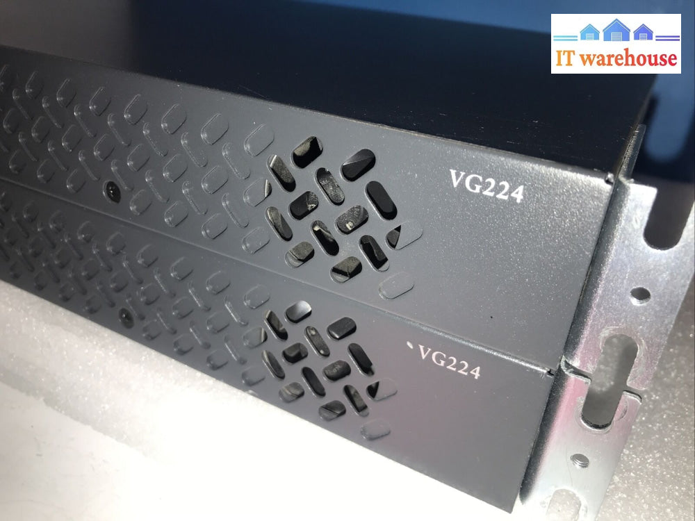 2X Cisco Vg224-Mp 24-Port Voip Ip Analog Phone Gateway W/Ears