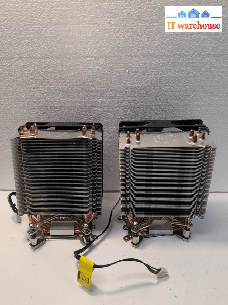 2x Cooler Master Hyper Evo CPU Heatsink/Fan, Brackets, and Screws (For Intel) -