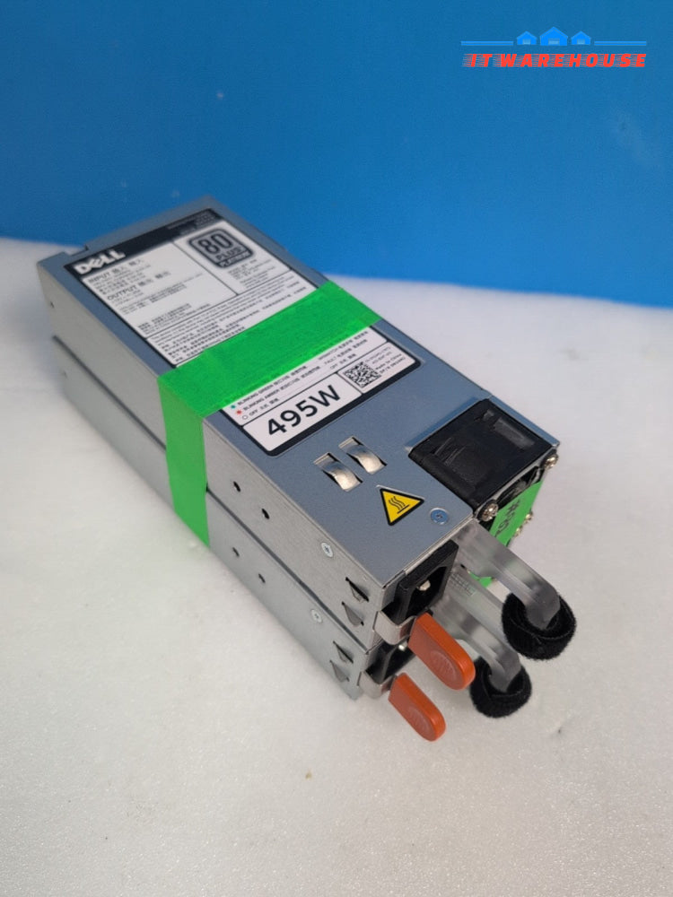 2x Dell  0N24MJ N24MJ D495E-S0  495W 80 Plus Platinum SERVER Power Supply -