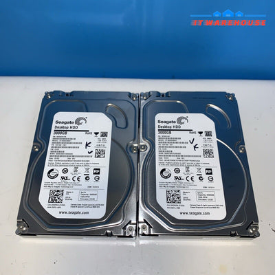 (2X) Dell 3Tb St3000Dm001 64Mb 7200Rpm Sata Iii 3.5’ 0K3Pk8 (1000Days Remaining)