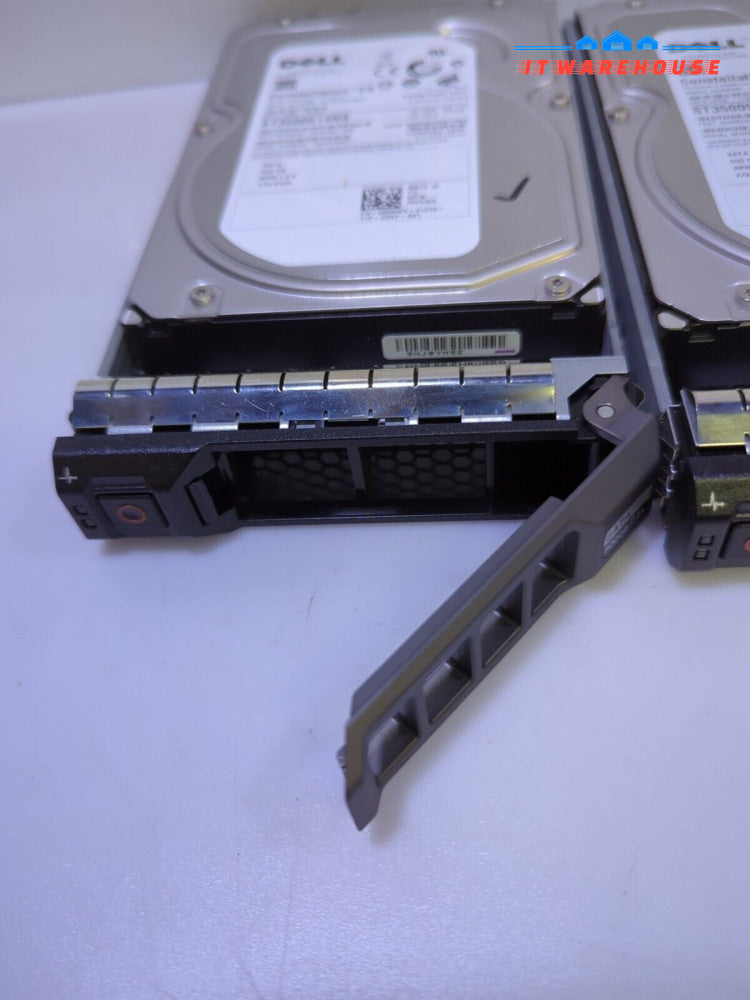 - 2x Dell Constellation ST3500514NS 500GB 3.5"  SATA Hard Drive 8VNWV W/Caddy 