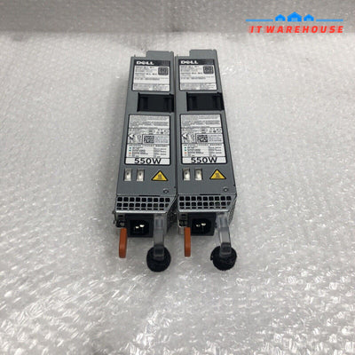 +2x Dell D550E-S0 550W 80 Plus Platinum Switching Power Supply