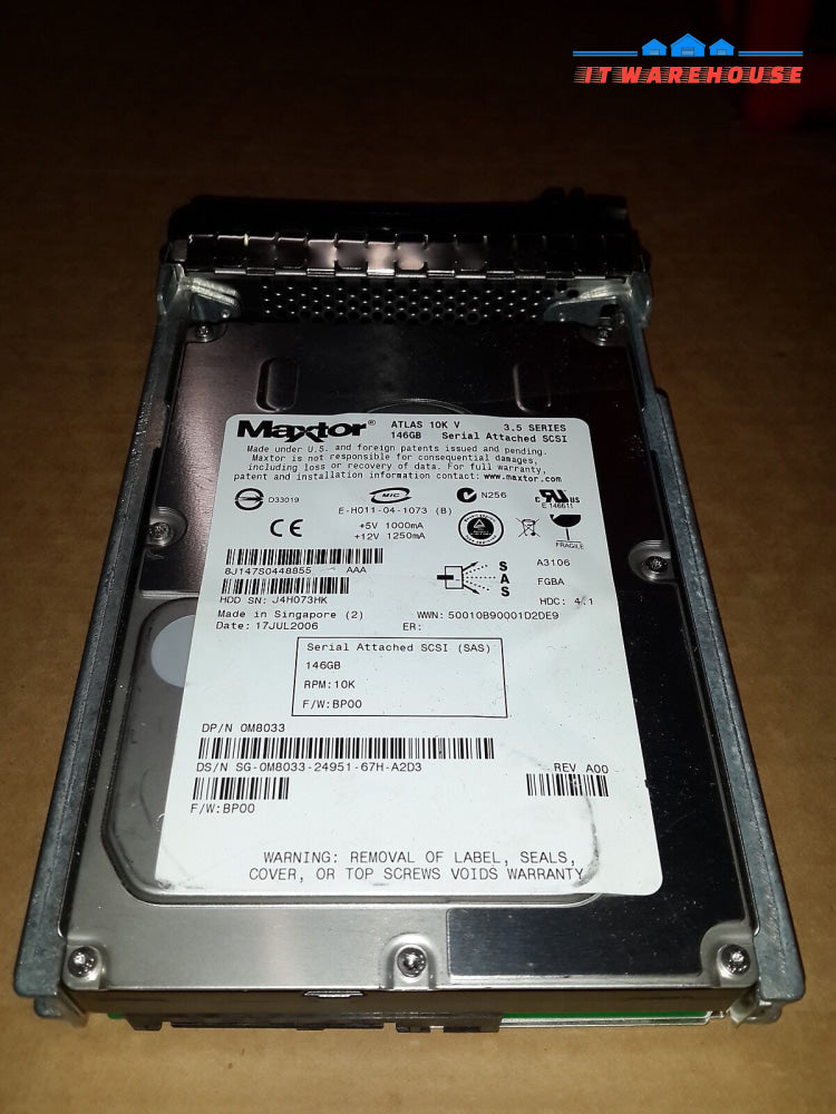 + 2x DELL/HITACHI HUS151473VLS300 73GB 15K SAS HARD DRIVE