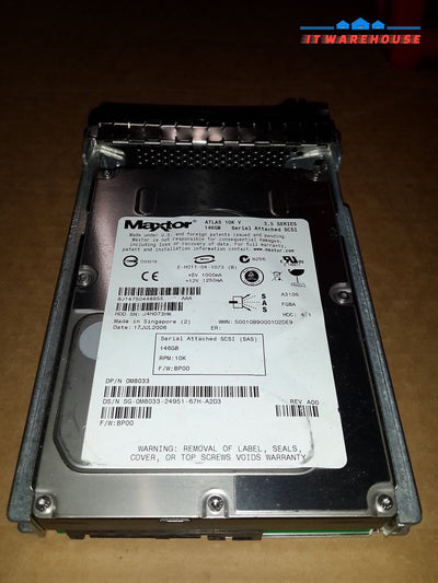 + 2x DELL/HITACHI HUS151473VLS300 73GB 15K SAS HARD DRIVE