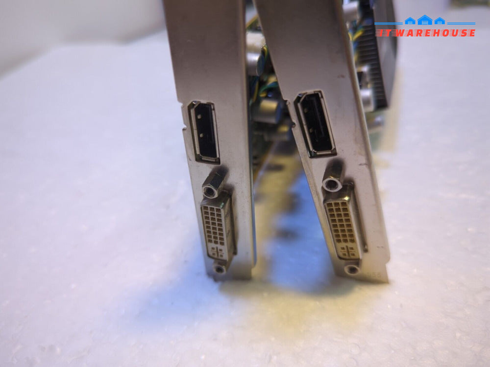 2X  Dell HWGX0 nVidia QUADRO 400 512MB DVI Display Port PCIE Graphics Card- 