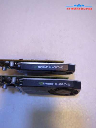 2X  Dell HWGX0 nVidia QUADRO 400 512MB DVI Display Port PCIE Graphics Card- 