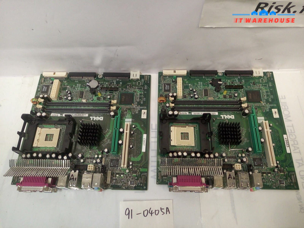 -2x  DELL OPTIPLEX 69861 MOTHERBOARD 0H6405-69861/0DG286 SOCKET 775 NO CPU @@@