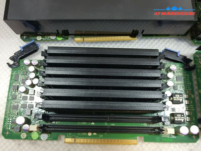 - 2x Dell PowerEdge R900 Memory Riser Board R587G with Cover @@@