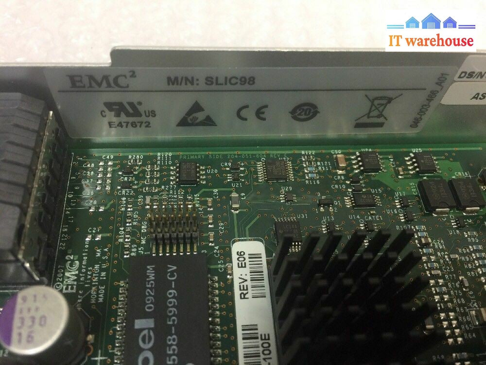 - 2x EMC 103-051-100E SLIC98 MANAGEMENT MODULE 