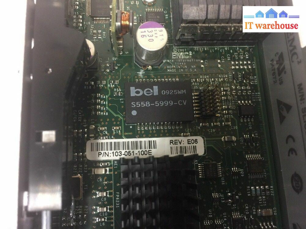 - 2x EMC 103-051-100E SLIC98 MANAGEMENT MODULE 