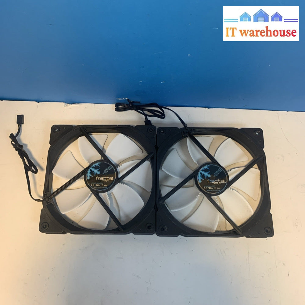 2x FRACTAL DESIGN DYNAMIC GP-14 140MM 1000RPM 3PIN PC CASE FAN
