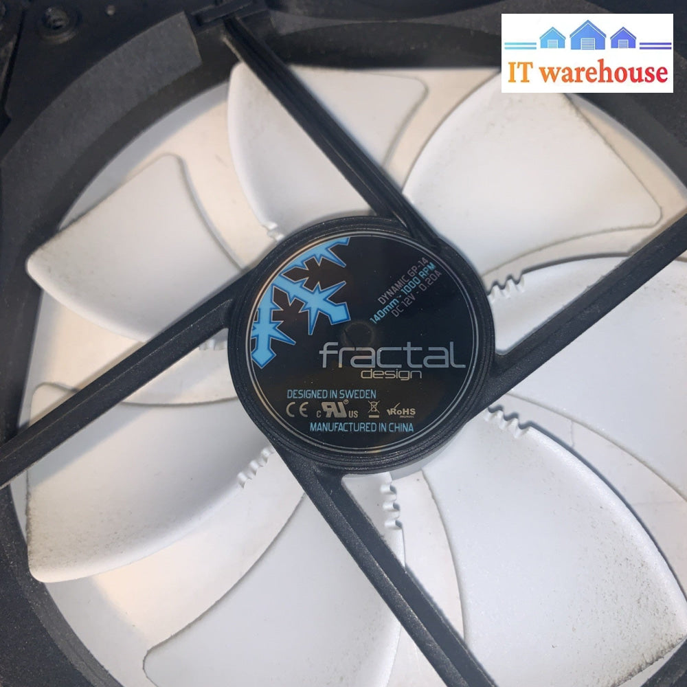 2x FRACTAL DESIGN DYNAMIC GP-14 140MM 1000RPM 3PIN PC CASE FAN