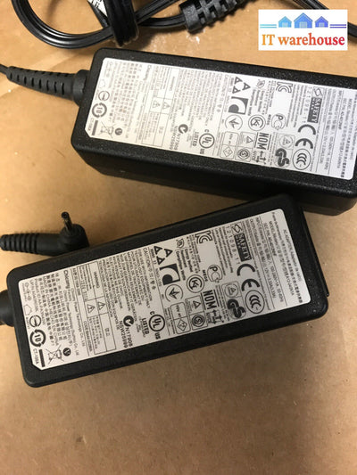 2x Genuine Samsung 40W 12V A12-040N1A  AC Adapter for Chromebook