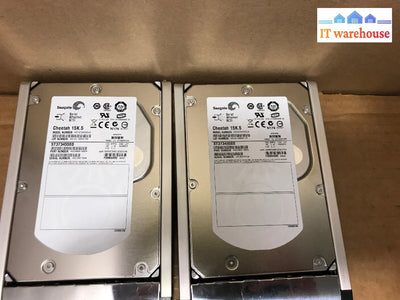 2x (Grade A ) SuperMicro Seagate ST373455SS 3.5” 73GB SAS Hard Drive 923066-002