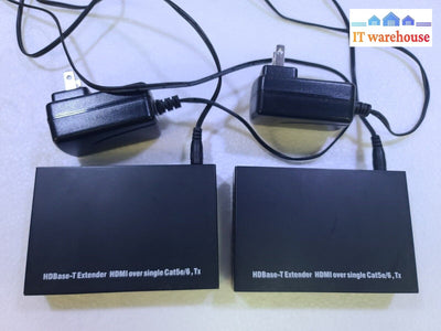 (2x )  HDBase-T Extender HDMI Over Single CAT5e/6 , Tx (With Adapter) -