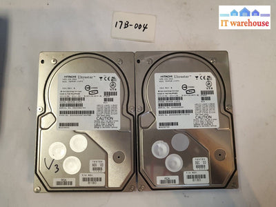 - 2x Hitachi 146GB 10000RPM Fibre Channel 2Gbps Internal HDD DKR2E-J14FC @@@ 