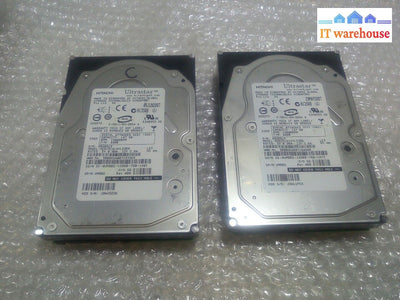 - 2x Hitachi Ultrastar 147GB 15000RPM SAS HDD HUS151414VLS300 0B20915 0UM902 @@@