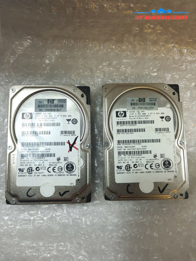 - 2x HP 300GB 10k SAS 2.5" 507129-004 518011-002 CA07068 Hard Disk Drive