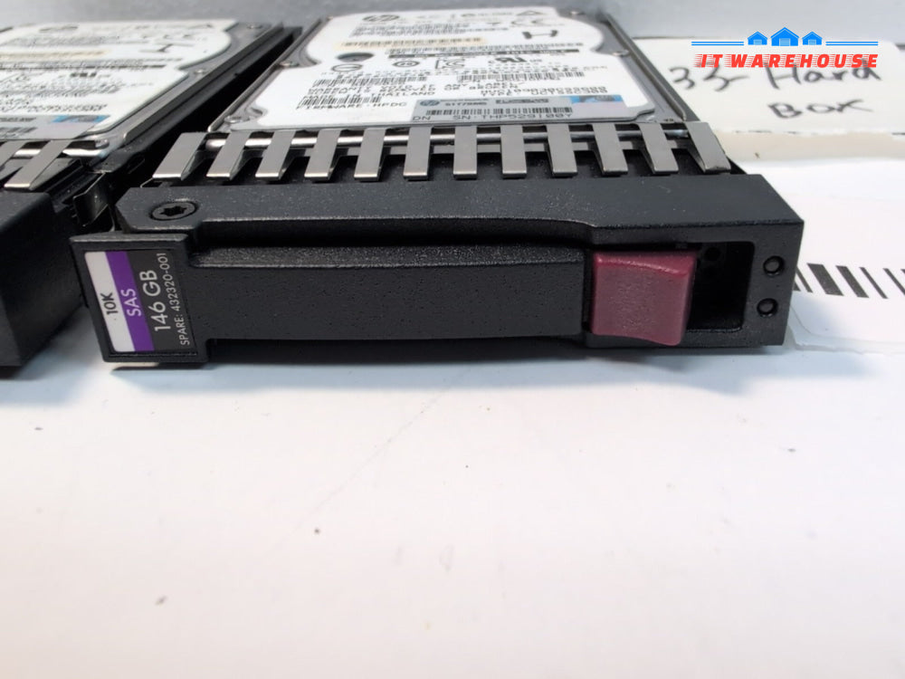 2x HP 432320-001 641552-001 2.5" 300GB 10K 0B26026 SAS Hard Drive With Caddy -
