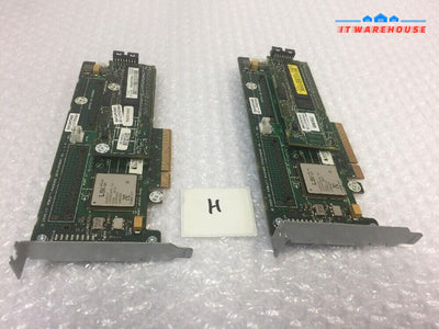 - 2x HP 504022-001 Smart Array P400 SAS/SATA PCIe  LP RAID Card with 256MB Cache