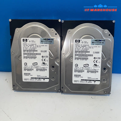 2X Hp Bf14686842 146.8 Gb 15K Ultra 320 Scsi Hard Drive 321499-003