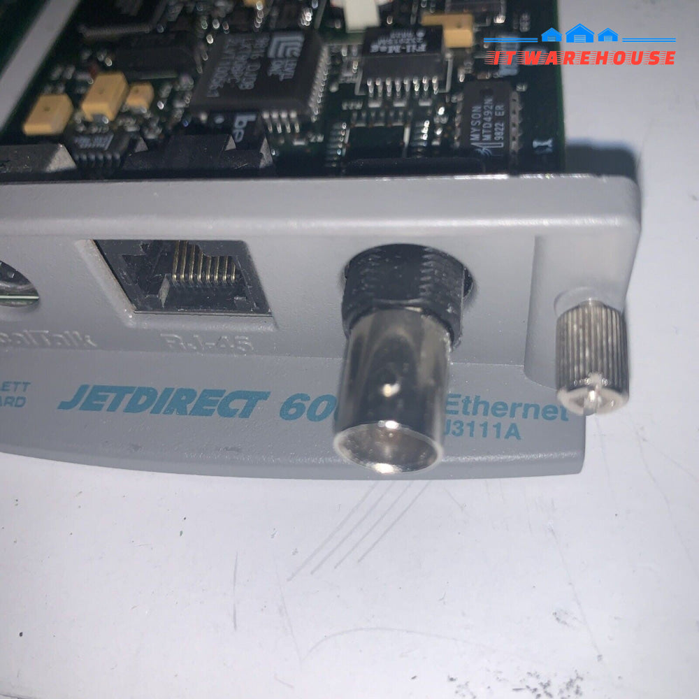 (2x) HP JETDIRECT 600N J3113A /J3111A 10/100TX PRINTER SERVER NETWORK CARD RJ-45