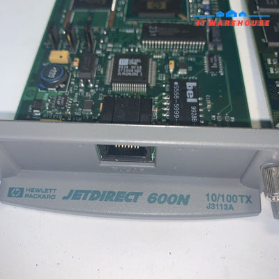 (2x) HP JETDIRECT 600N J3113A /J3111A 10/100TX PRINTER SERVER NETWORK CARD RJ-45