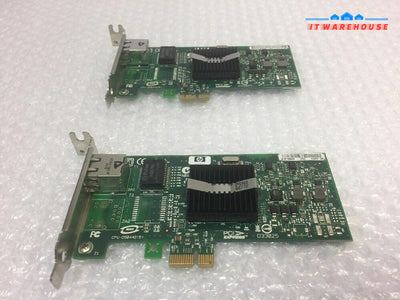 - 2x HP NC110T PCI Express Single Port Adapter 434982-001 434903-001 Low profile