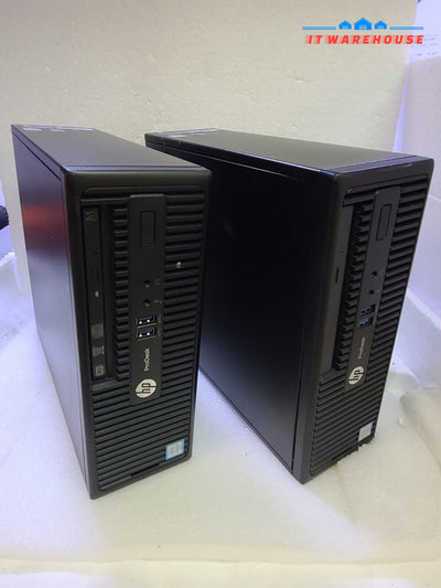 2x HP ProDesk 400 G3 SFF Desktop Intel Core i3-6100/ 4GB /500GB HDD / win10 pro