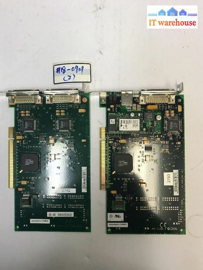 2x IBM 21P5267 Dual Port 36 Pin PCI Adapter Communications IOA Card 53P0700