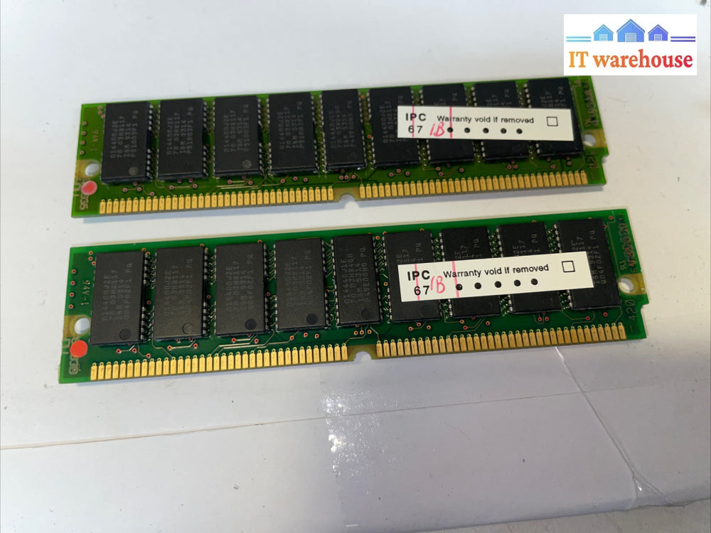 2x IBM 27H51988MB 2M X 36 P70NS 5.0V V6DJ11E2360ED - 70 memory